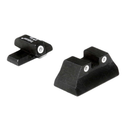 H&K USP Compact Trijicon 3-Dot Night Sight Set - Green Tritium Front, Yellow Rear