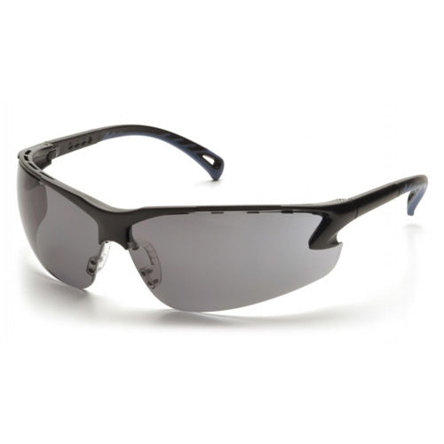 Venture 3 Eye Protection BLK Frame Gray Polycarbonate Lens