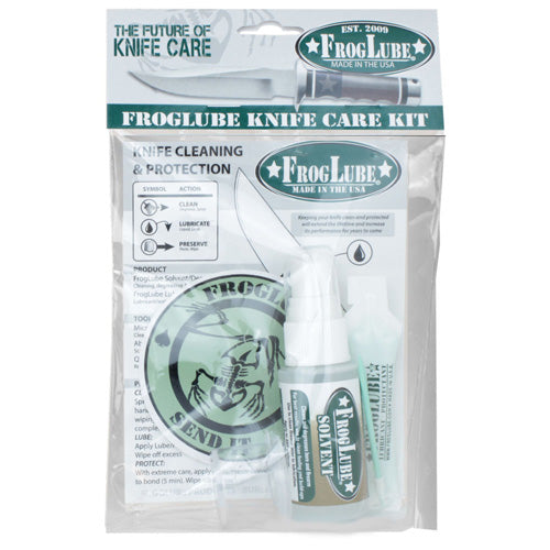 Knife Cleaning Kit FrogLube 0.5oz Solvent and 5ml Paste