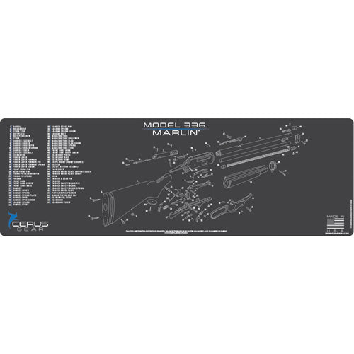 Marlin 336 Schematic ProMat Charcoal Gray/Cerus Blue
