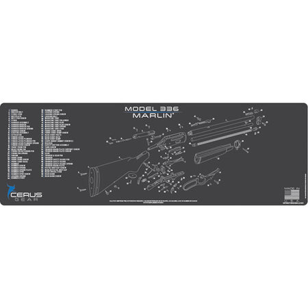 Marlin 336 Schematic ProMat Charcoal Gray/Cerus Blue