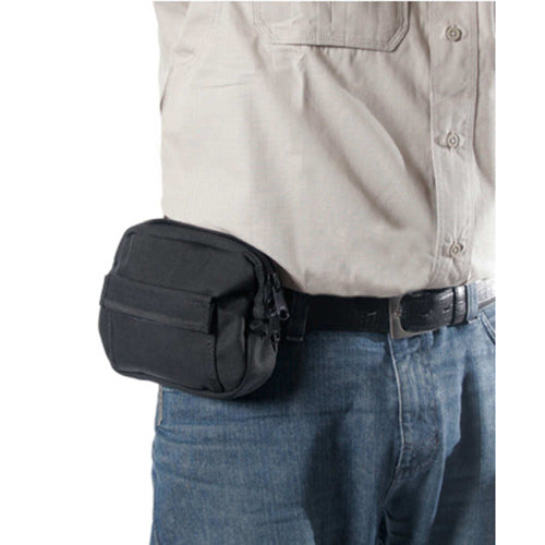 Mini Black Nylon Belt Pouch Holster for Deep Concealment