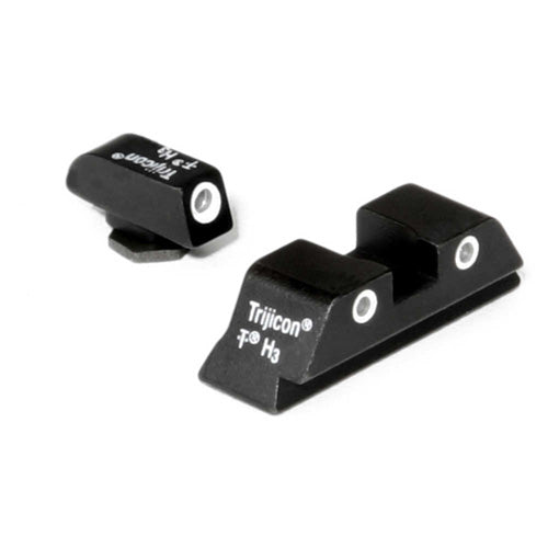 Glock 20/29/30 Trijicon 3-Dot Night Sight Set - Green Tritium Front, Yellow Rear