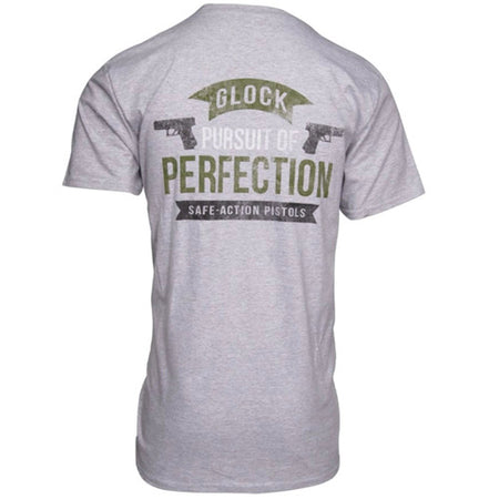 Pursuit Perfection Branded Tee Heather Grey S