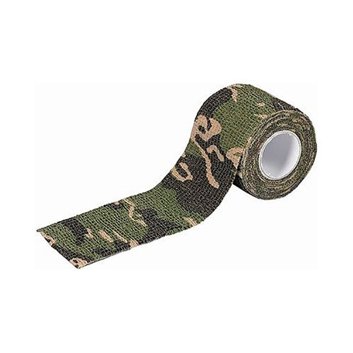 Self-Clinging Adhesive-Free Camo Wrap Olive and Camo Pattern