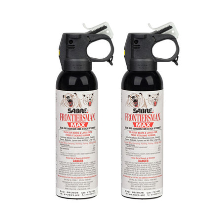 Frontiersman MAX Bear Mountain Lion Attack Deterrent Spray 7.9 Oz 2-Pack