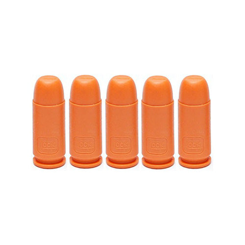 Glock 9mm Orange Hard Plastic Dummy Training Rounds 50 Pk