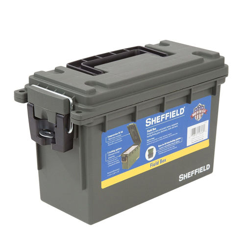 Sheffield Olive Drab Green Field Storage Box - Made in USA