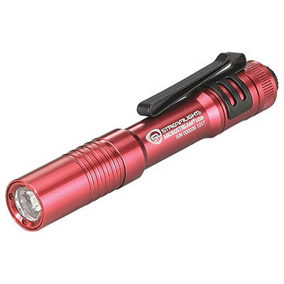 MicroStream USB Rechargeable 250LM Red Pocket Flashlight
