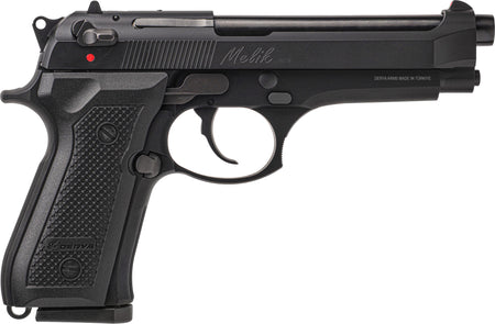 Derya Melik 9mm Luger Pistol, 10+1 Capacity, Black Aluminum Frame, Polymer Grip
