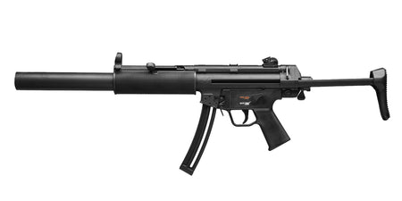 HK MP5 22LR Rifle, 10+1 Capacity, 16.10" Barrel, Black Retractable Stock & Polymer Grips