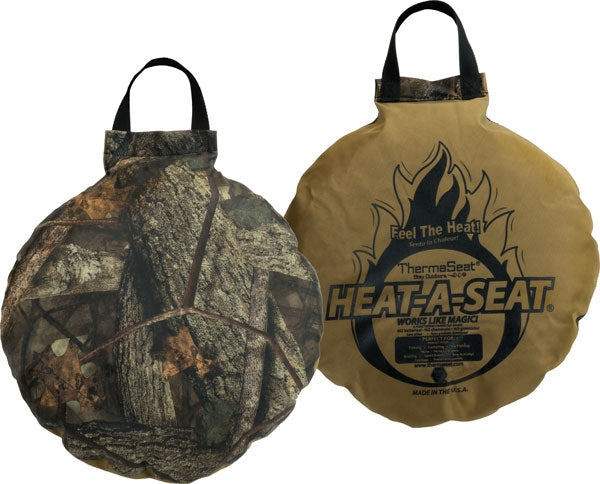 NEP Heat-A-Seat 17" Insulated Hunting Seat Pad Coyote Brown/Mossy Oak