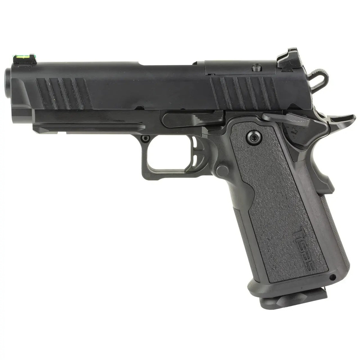 Tisas Arms 1911 DS Carry 9mm Luger Pistol, 4.25" Barrel, 17+1 Capacity, Black Cerakote Finish