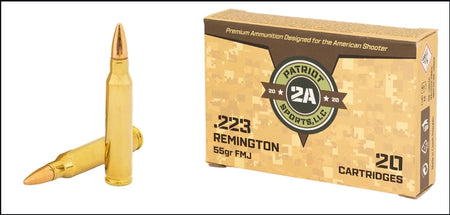Patriot Sports .223 Remington P223055F Full Metal Jacket FMJ 55 Grain