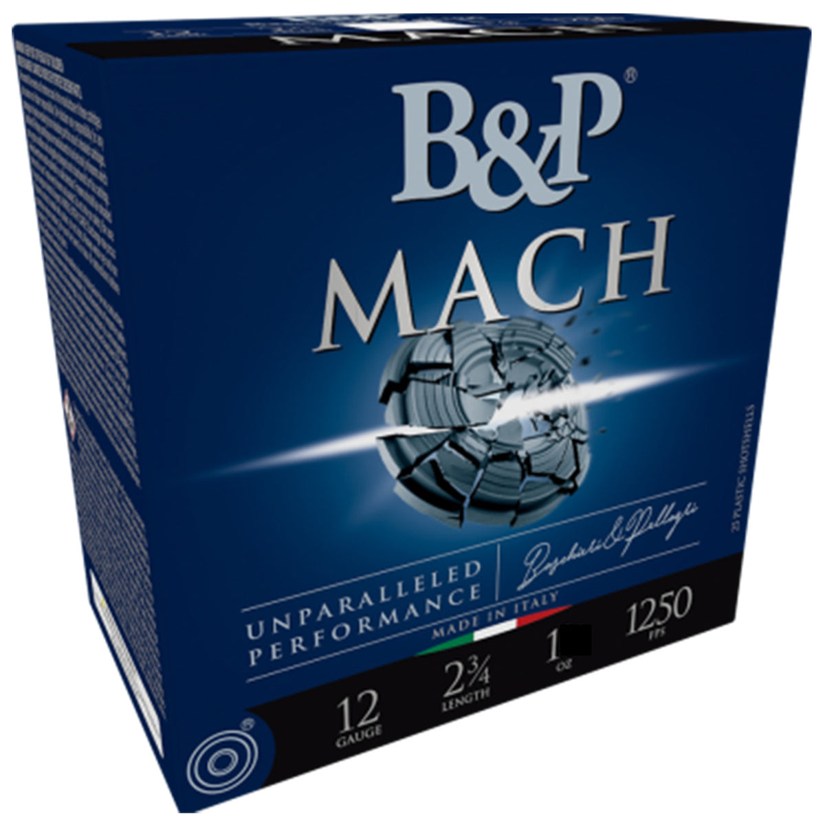 Baschieri & Pellagri (B&P) 12 Gauge 12B1F2L7  2.75" 1oz 7.5 Shot