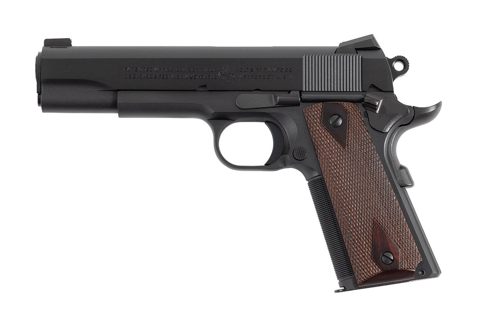 Colt O1911SE-A1 Government Limited Edition .45 ACP 7+1 5in Blued National Match Barrel, Serrated Slide, Beavertail Frame, Rosewood Grip, Ambi