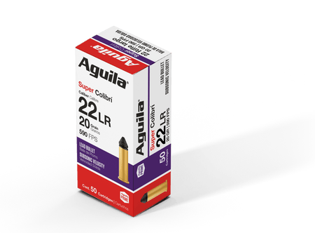 Aguila .22 Long Rifle 1B220337 Colibri Lead Solid Point 20 Grain