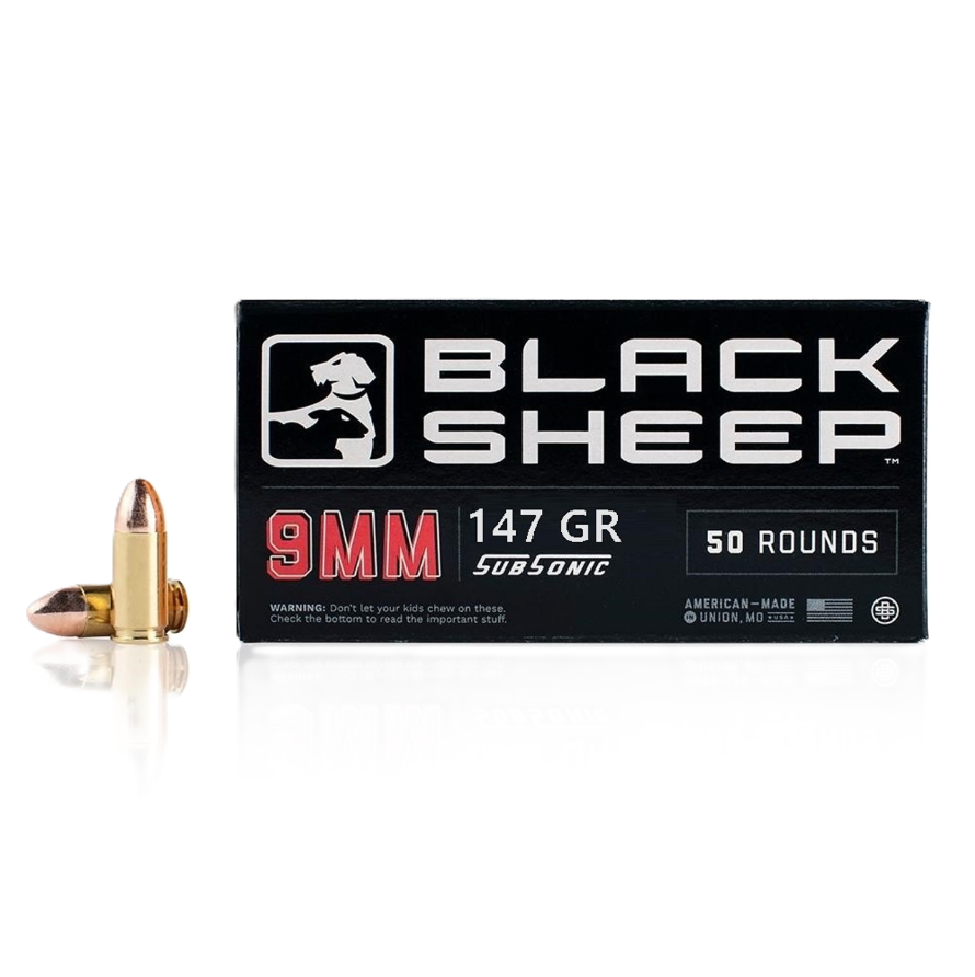 Black Sheep 9mm Luger 147 Grain Full Metal Jacket