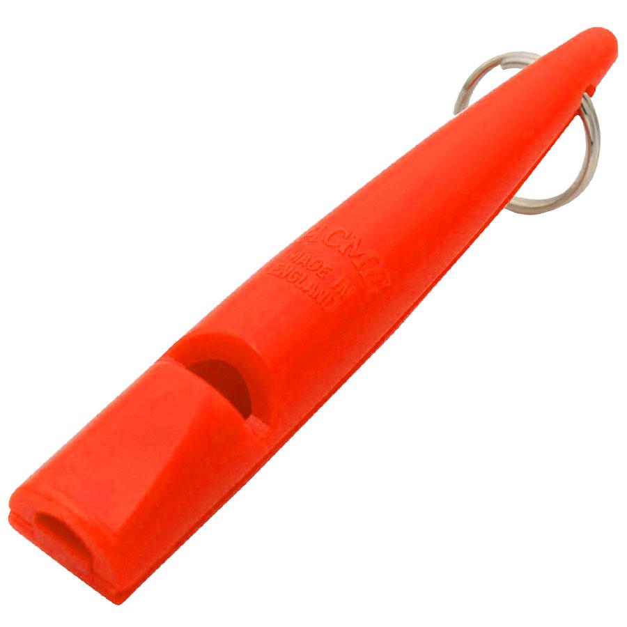Acme Omnipet Orange Plastic High-Pitch Dog Training Whistle