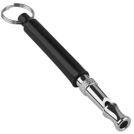 Omnipet European Adjustable Frequency Silent Dog Training Whistle Black