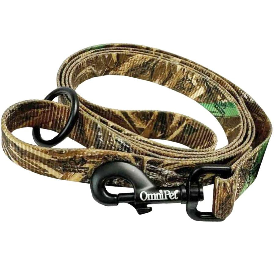 Omnipet 1" x 6ft Realtree Max 5 Camouflage Nylon Dog Leash