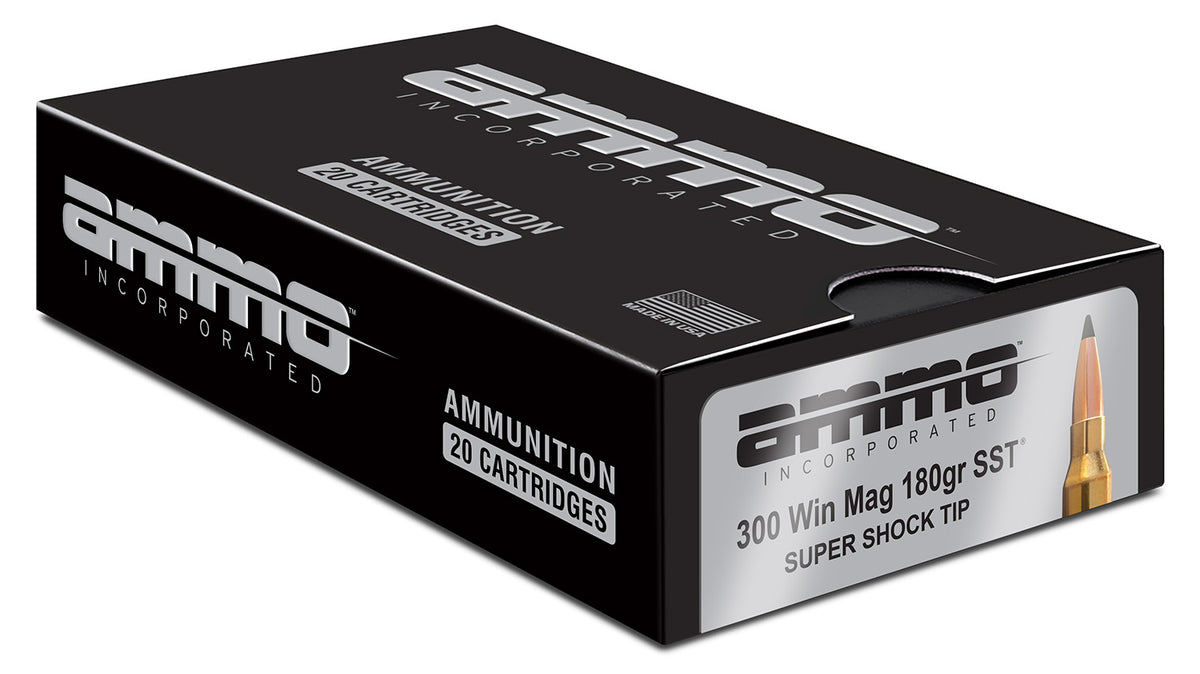 Ammo Inc .300 Winchester Mag 300WM180SSTA20 Signature Super Shock Tip SST 180 Grain