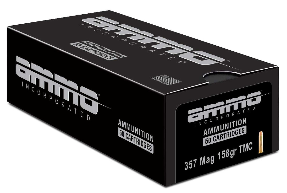 Ammo Inc .357 Magnum 357158TMCA50 Signature Total Metal Case TMC 158 Grain
