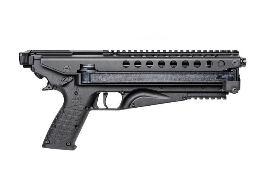 Kel-Tec P50BLK P50 5.7x28mm 50+1 9.60" Black Threaded Barrel, Black Picatinny Rail Receiver, Black Synthetic Black Polymer Grips