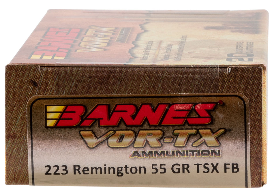 Barnes .223 Remington 21520 VOR-TX Barnes TSX Flat Base 55 Grain