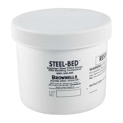 Gunsmith Steel Bedding Kit for Rifle Stocks