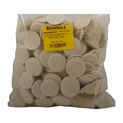 Heavy Duty Round Cotton Flannel Gun Cleaning Patches 050806021792