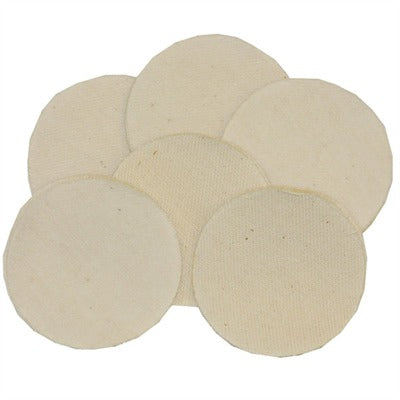 Round Heavy Duty 100% Cotton Flannel Gun Patches