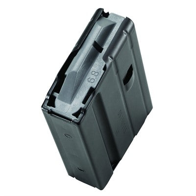 CPD AR15 6.8 SPC 5rd Blackened Stainless Magazine
