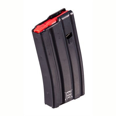 AR-15 300BLK 20RD Black Aluminum Magazine with Laser Logo by D&H