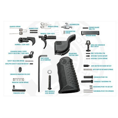 Complete Enhanced Lower Parts Kit AR-15 Investment Cast
