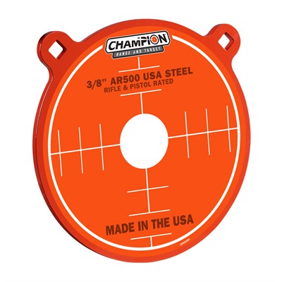 AR500 Steel Round Target 3/8" Center Mass