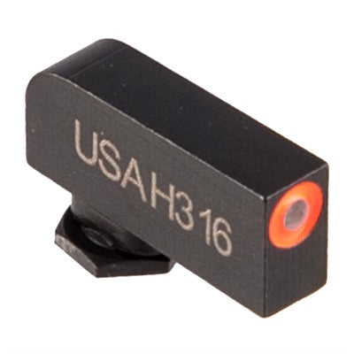 Tritium Green Front Sight with Orange Round Outline for Glock Pistols
