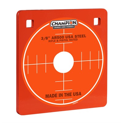 AR500 Steel Square Target 3/8" Center Mass