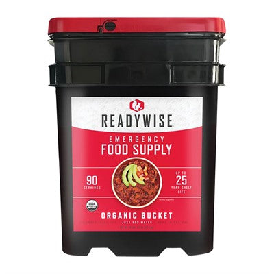 Organic 90-Serving Food Supply Bucket