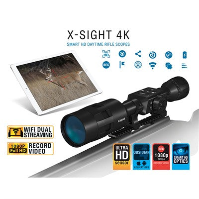 ATN X-Sight 4K Pro Buck Hunter Smart Daytime Scope 5-20x