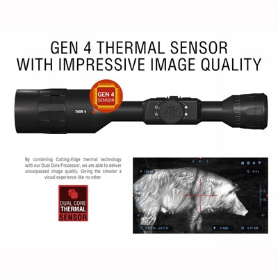 ATN Thor 4 4-40X Thermal Scope - Integrated HD Video Recording