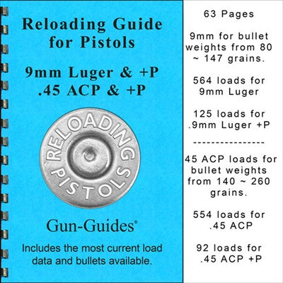 Reloading Reference Guide for 9mm and 45 ACP Pistols