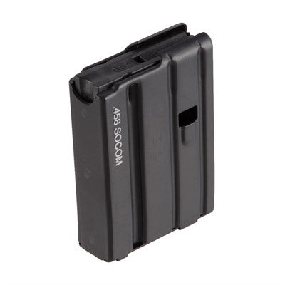 .458 SOCOM 4rd Black AR-15 Magazine with Laser Logo by D&H Tactical