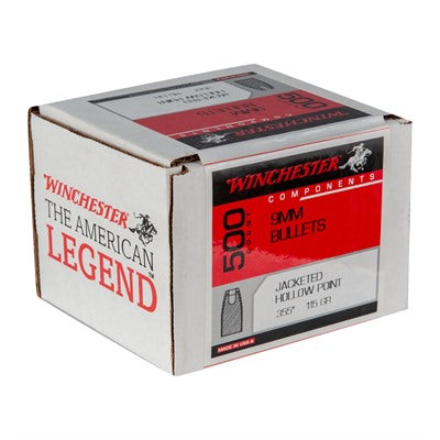 JHPN 9mm Caliber 0.355" Jacketed Hollow Point Bullets