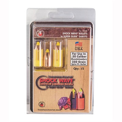 Shockwave 50 Caliber Control Expansion Super Glide 250gr Sabot