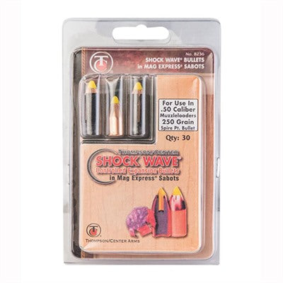 Shockwave 50 Cal Mag Express 250gr Control Expansion Sabot