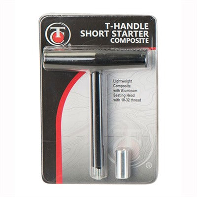 Muzzleloader T-Handle Short Starter with Ramrod Extension