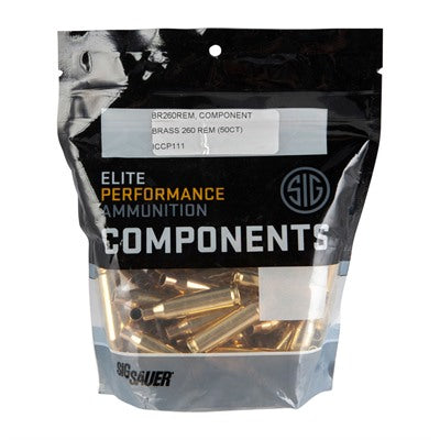 260 Rem Rifle Reloading Brass