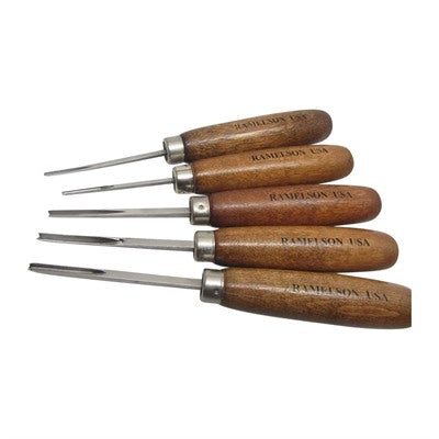 Gun Stock V & U Carving Tool Set