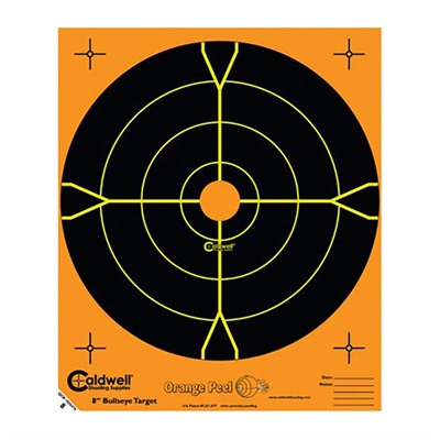 Bullseye Orange Peel Targets for Shooting